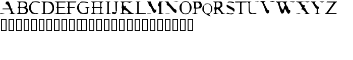 Cracked Dendrite font