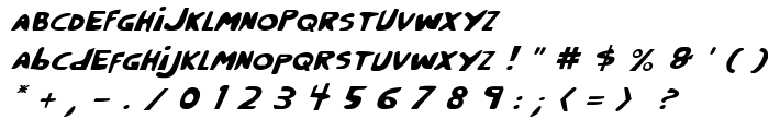 Crappity-Crap-Crap Italic font