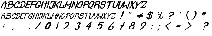 Crash  Test Italic font