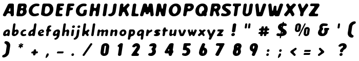 Creamexbold font