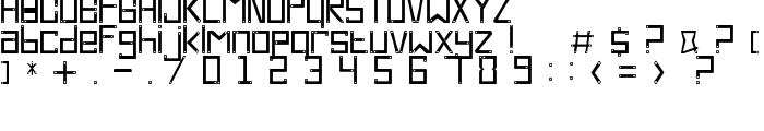 Cross Screw font