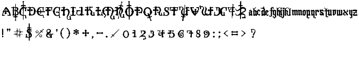 Crusades font