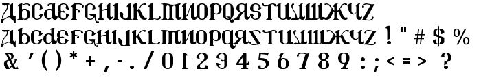 CSAR font