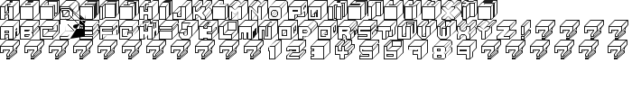 Cube font