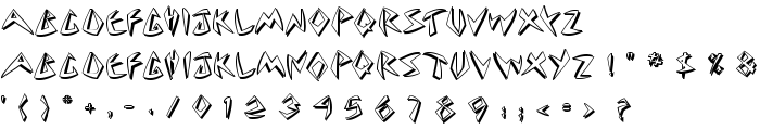 Cuneate font