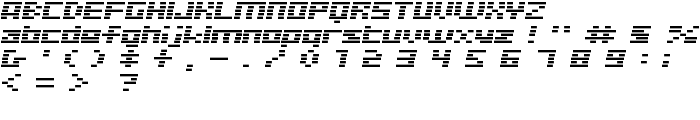 D3 Digitalism Italic font