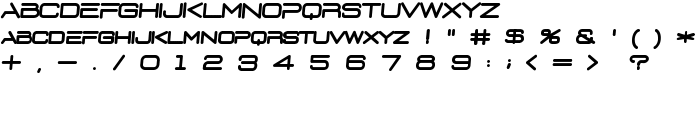 D3 Euronism Bold italic font