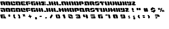 Dan Stargate Leftalic font