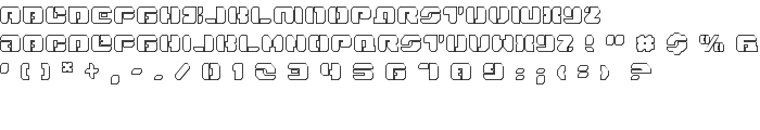 Dan Stargate Outline font