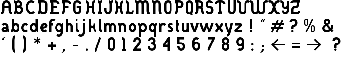 DANOISE-Bold font