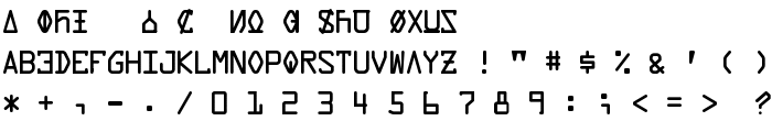 Data Control Unifon font