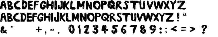 daub font