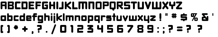 DBXLNightfever Wide font