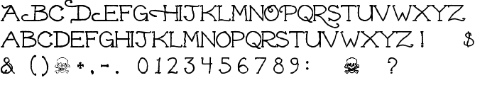 Dead Hardy font