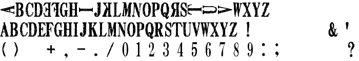 DEATH FONT ver1.0 font