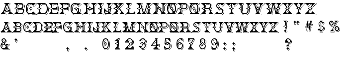 Deborah Fancy Dress font