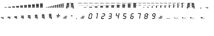 Decibel Dingbats font