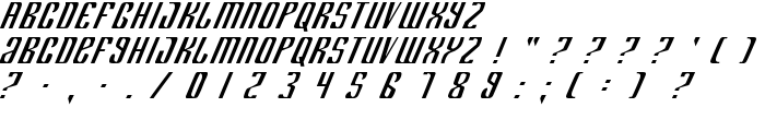 Department H font