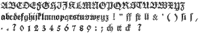 Deutsche Zierschrift font