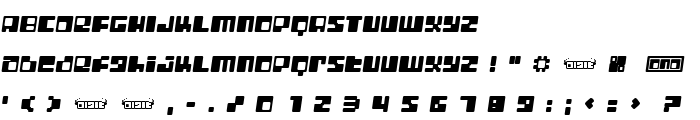 Digit   LoFi Shift font