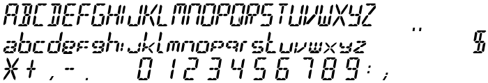 Digit font