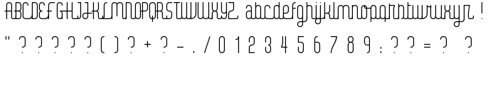 Digital Kauno fenotype font
