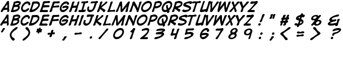 DigitalStrip  Bold font