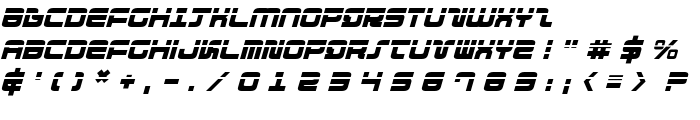 Direktor Laser Italic font