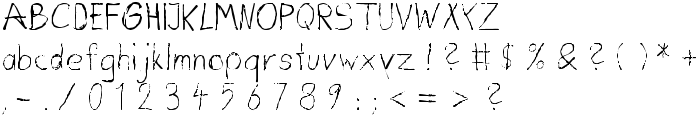 dirtyDeoHandInk font