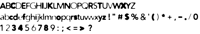 Distro Mix font