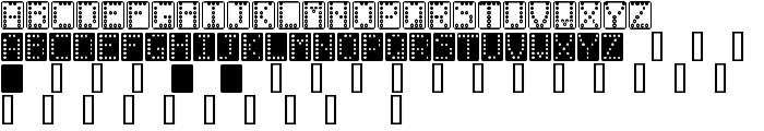 Domino bred font