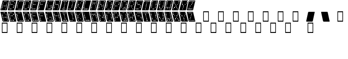 Domino normal kursiv font