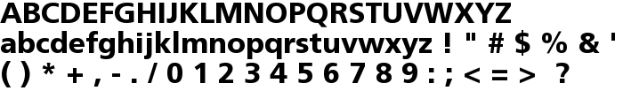 Doris P bold font