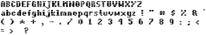 Dot Matrix Bold font