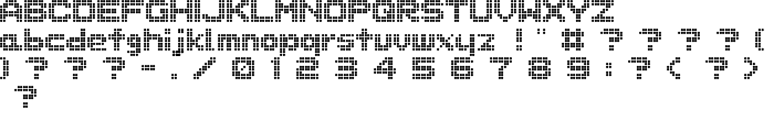 dotspecial font