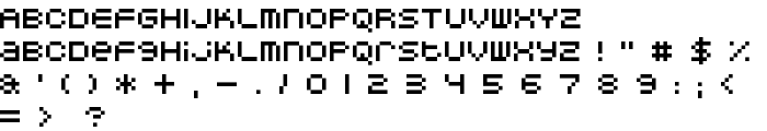 DoubleOhOne font