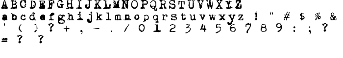 Draconian Typewriter font