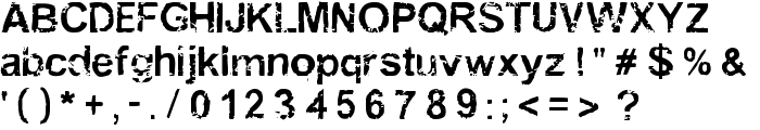 Draff font