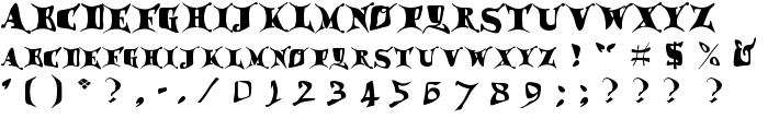 Draggletail font