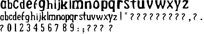 Drek  Normal font