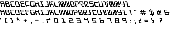 Droid Lover Leftalic font