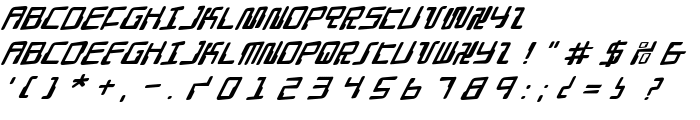 Droid Lover Rotalic font