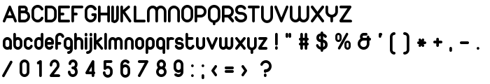 Duepuntozero bold font