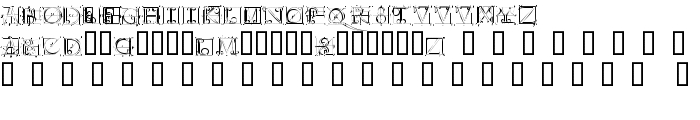 DuererLatinConstructionCapitals font