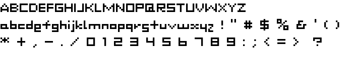 DustDot font