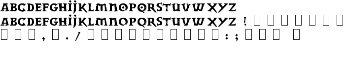 Dwarven Stonecraft font