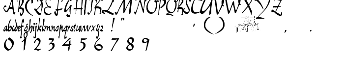 E-BrantScript font