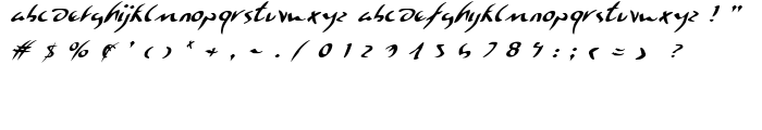 Eagleclaw Italic font