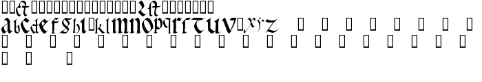 Early Gothic bold font