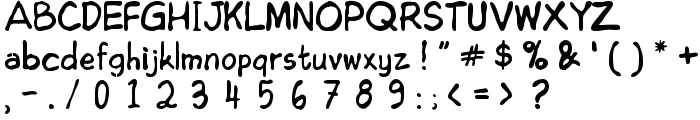 Edoms Handwritting Normal font